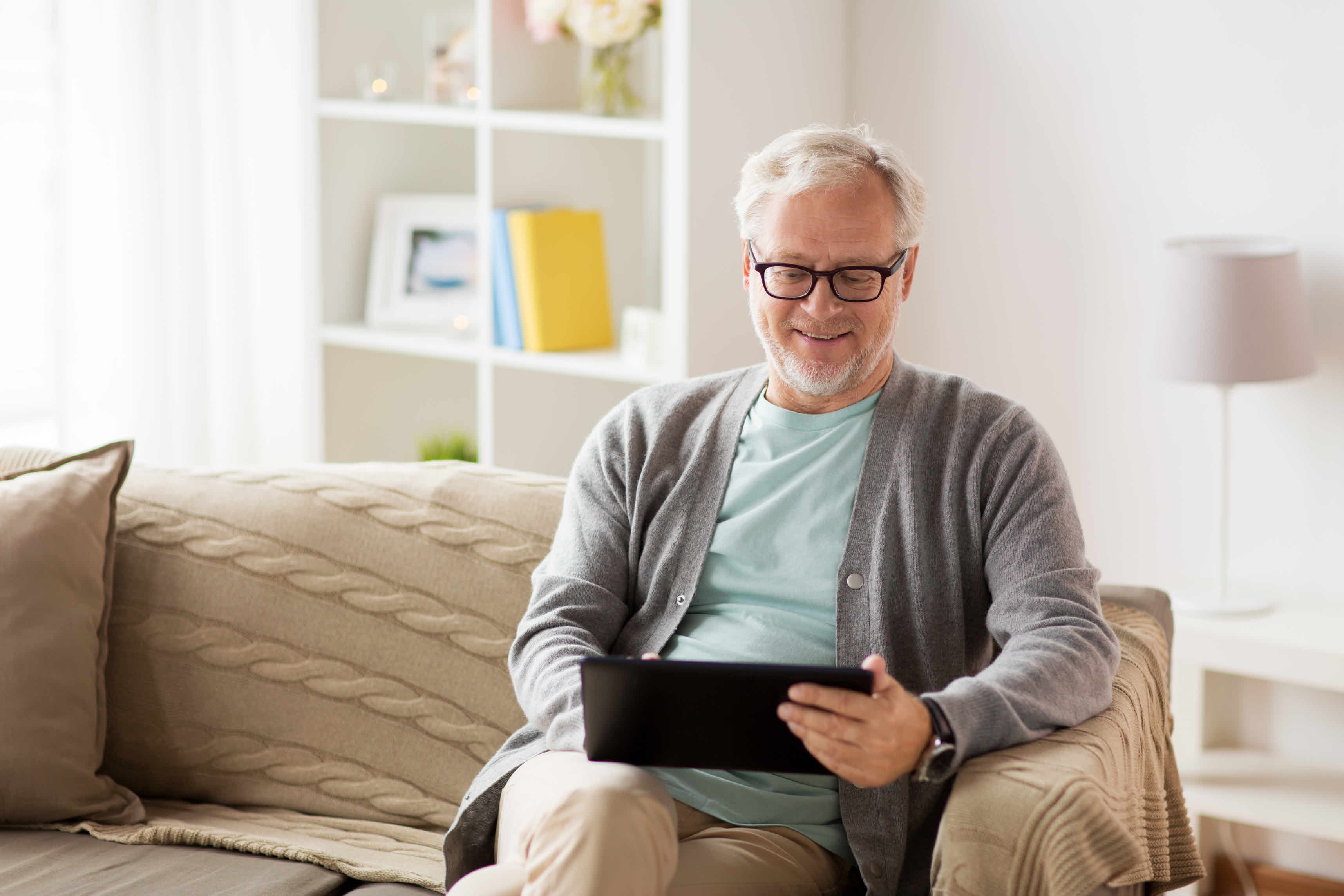 Man enjoying his third age